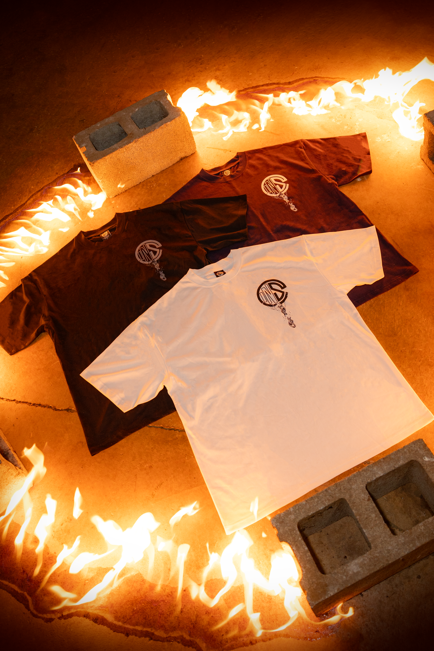 Black FiF Chained Tee