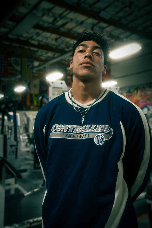 Varsity Blue Crewneck